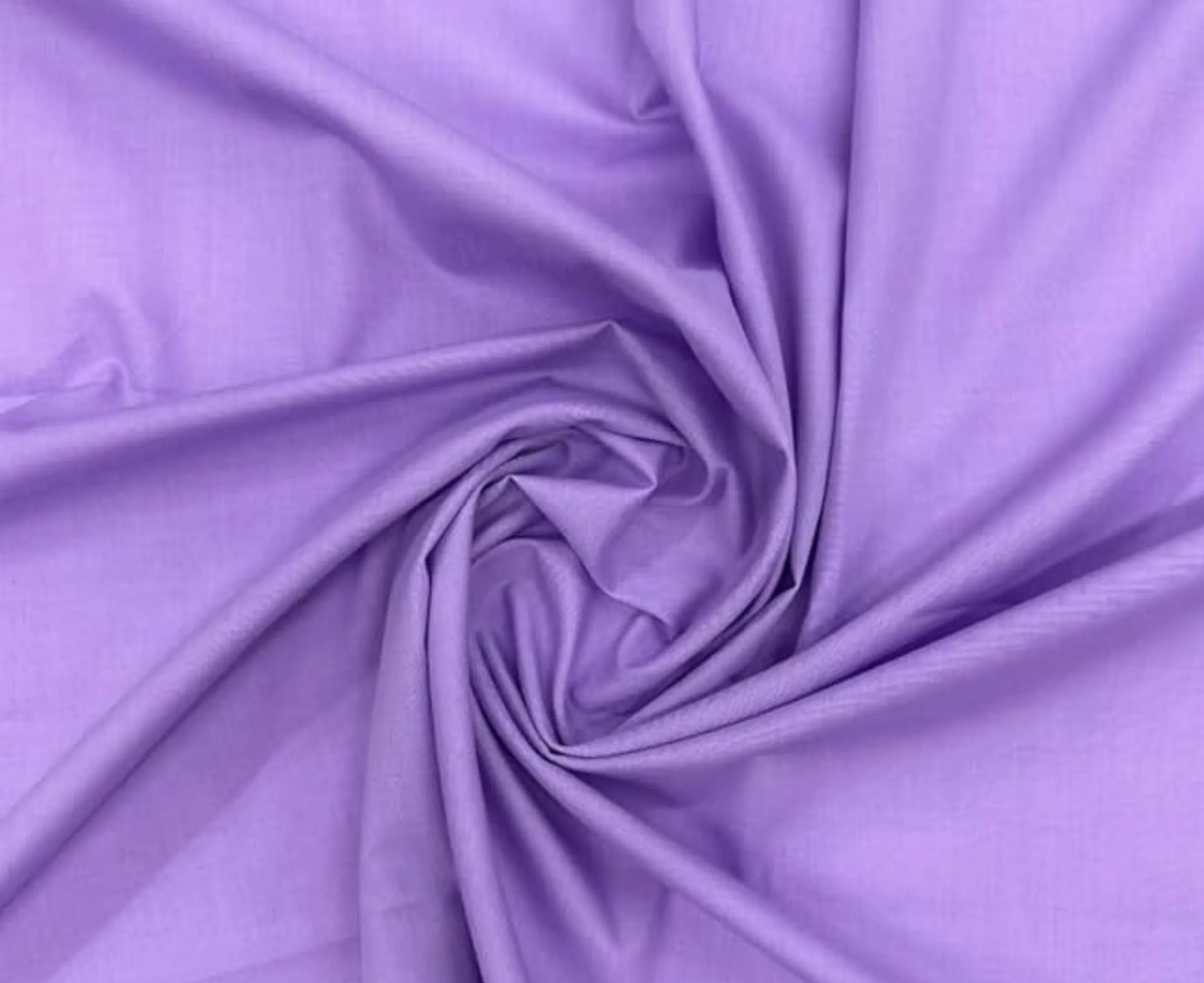 Lilac Broadcloth Polyester Cotton Fabric | Poly Cotton Fabric
