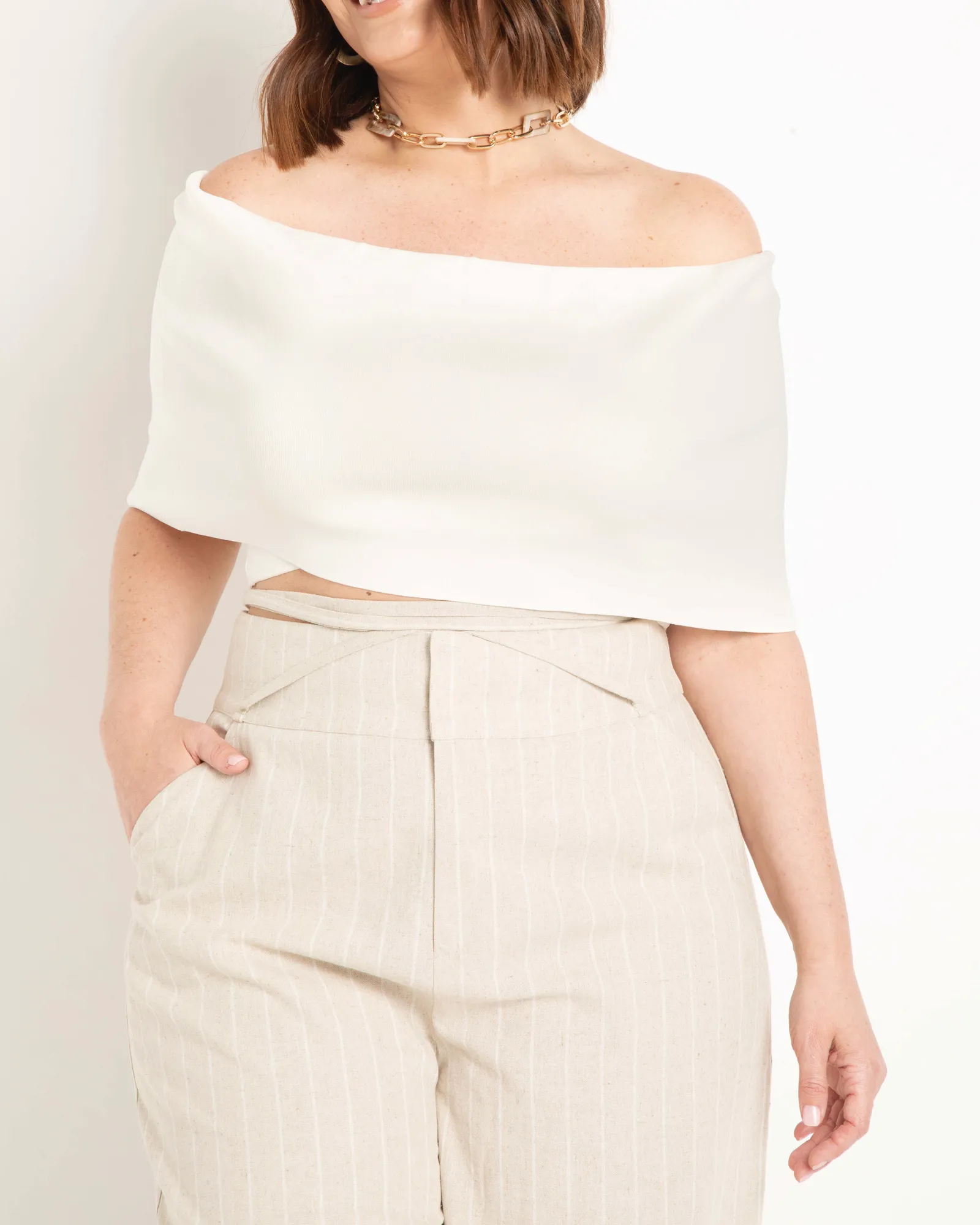 Samantha Cropped Sweater | Sugar Swizzle