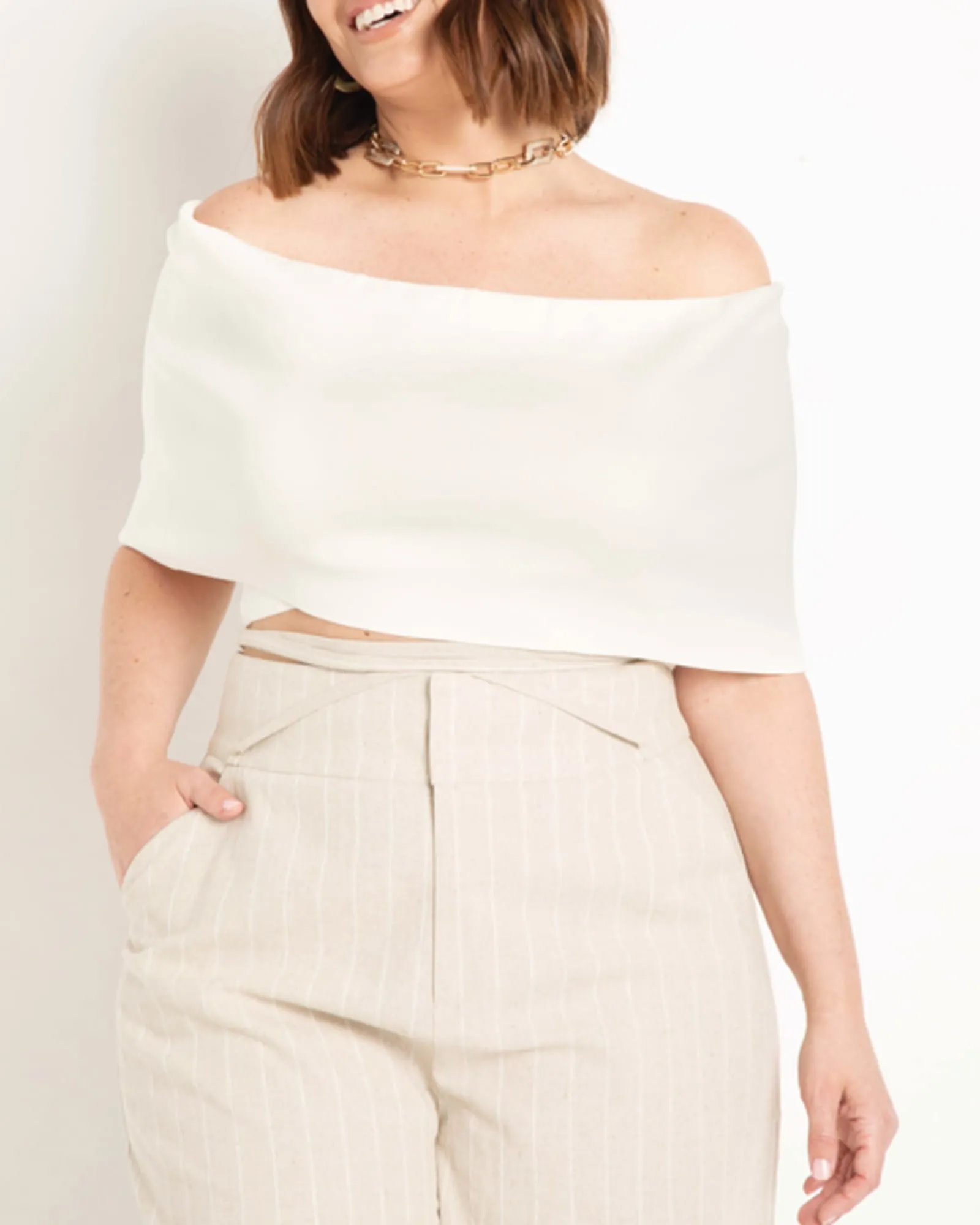 Samantha Cropped Sweater | Sugar Swizzle