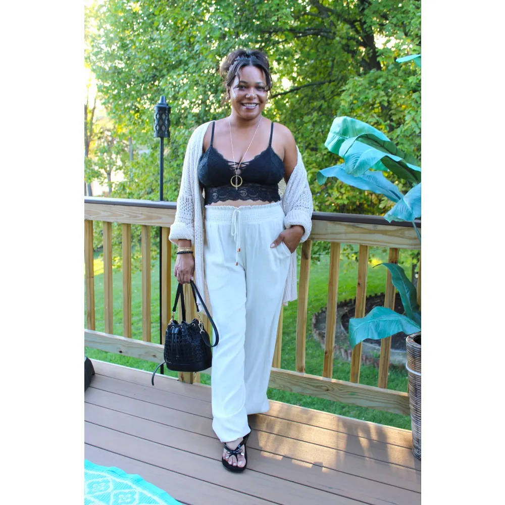 Soft Linen Wide Legged Pants