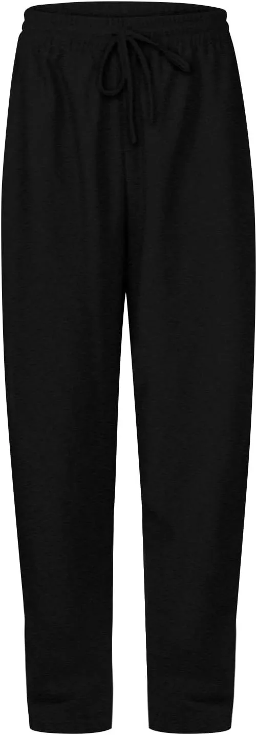 Womens Fleece Sweatpants Straight Legs Drawstring Pants Winter Sweatpants Casual Sport Workout Pants with Pockets
