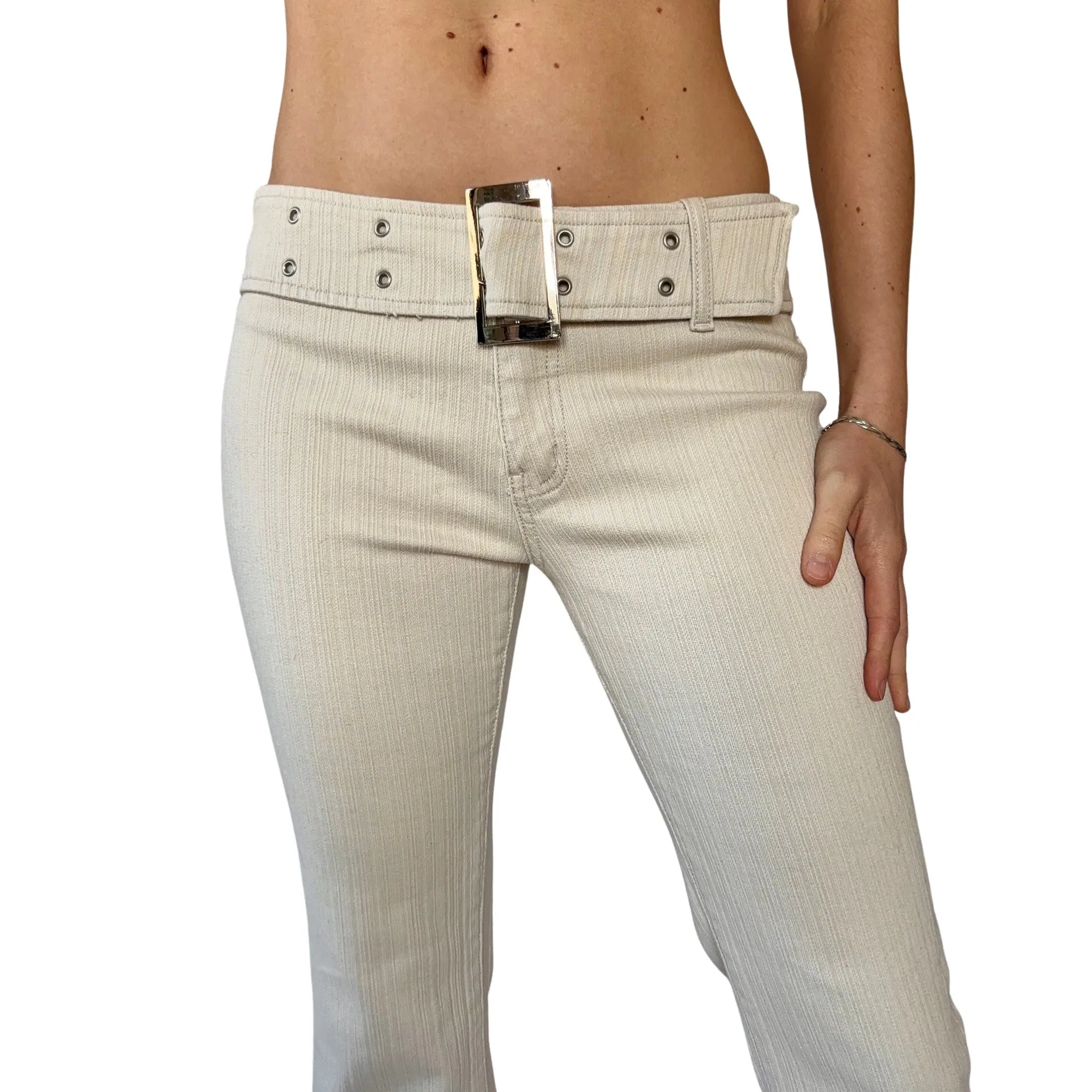 Y2K Belted Flares (S)