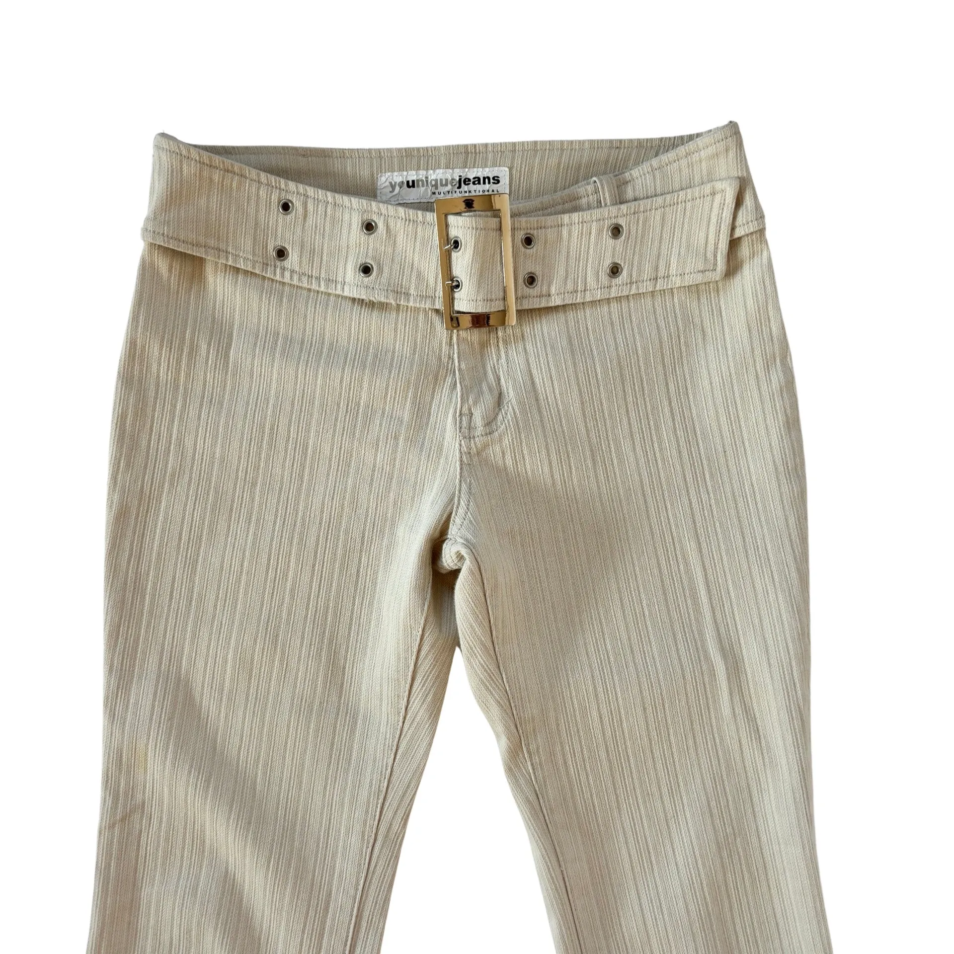Y2K Belted Flares (S)