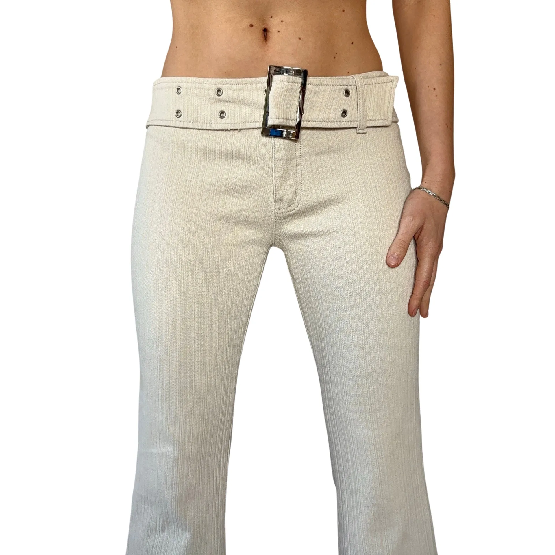 Y2K Belted Flares (S)